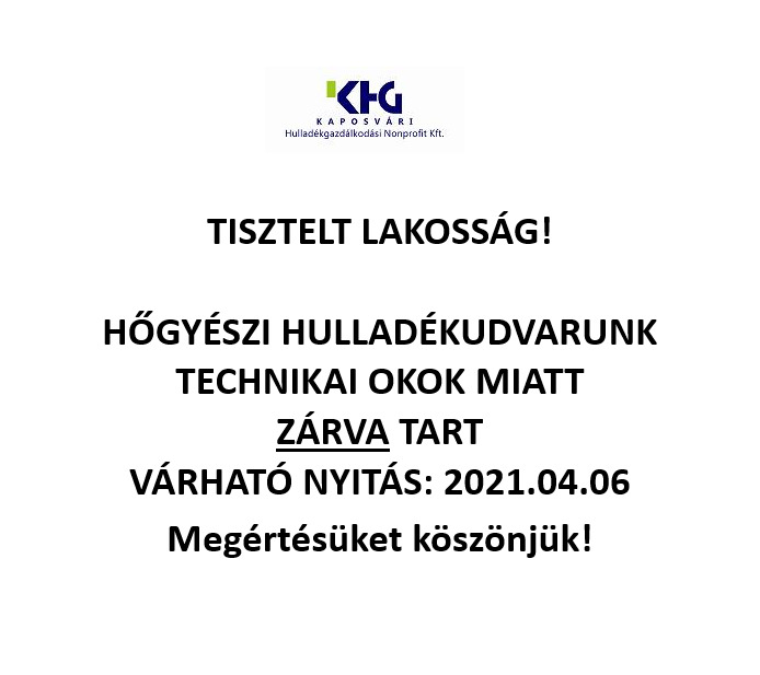 Hőgyészi hulladékudvar