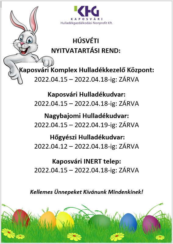 Húsvéti nyitvatartás