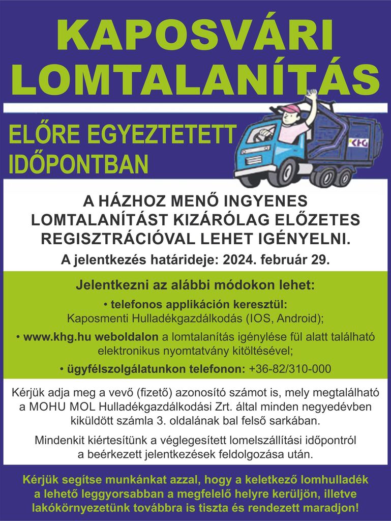 Lomtalanítás 2024-ben